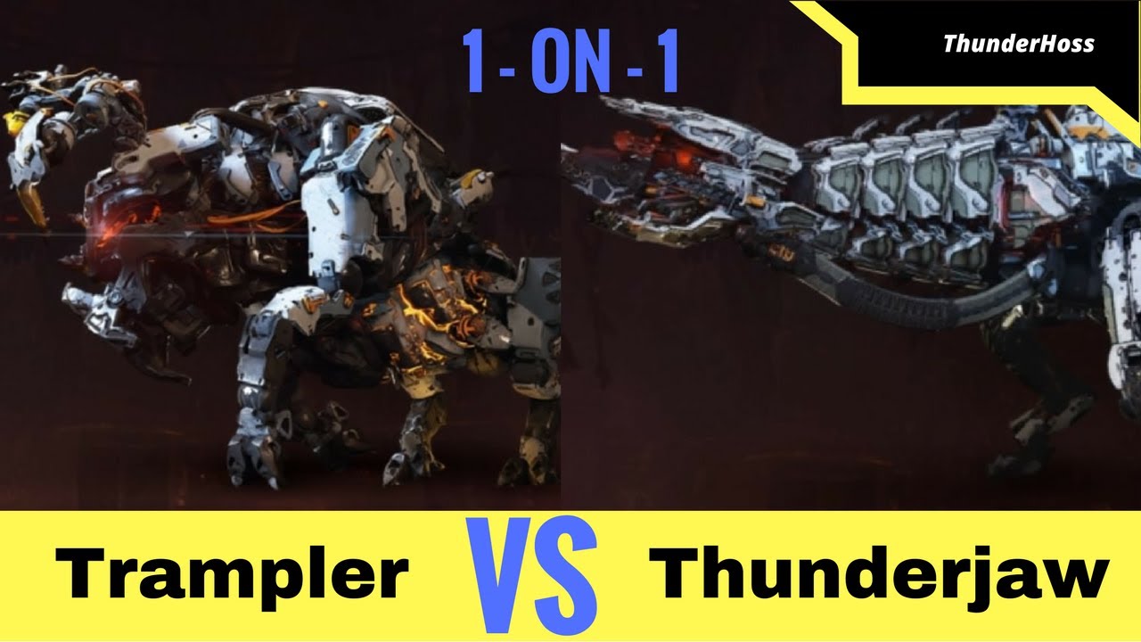 Horizon Zero Dawn - Trampler VS Thunderjaw -  (Horizon Fight Club #29)