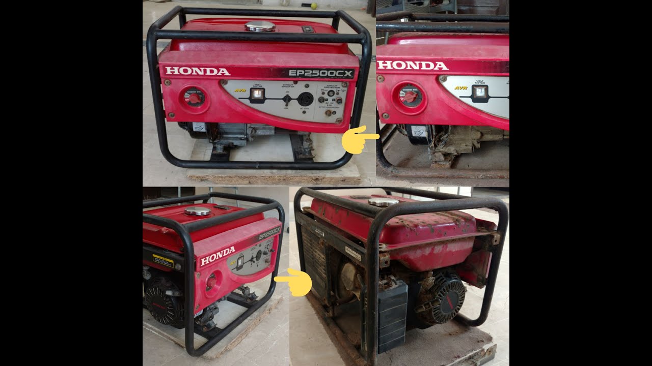 Honda EP2500 CXS | Gasoline Generator Restoration from Scrap to Perfect Generator #generator #genset