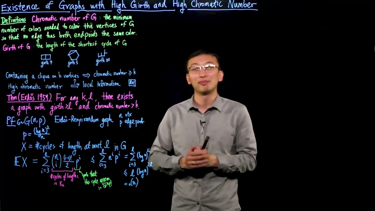 Existence of Graphs with High Girth and High Chromatic Number