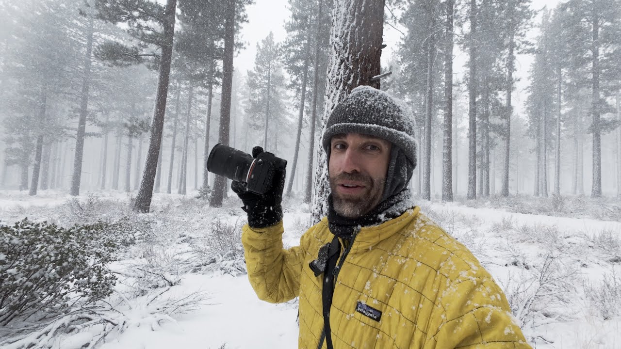 Photography under a foot of snow in Tahoe