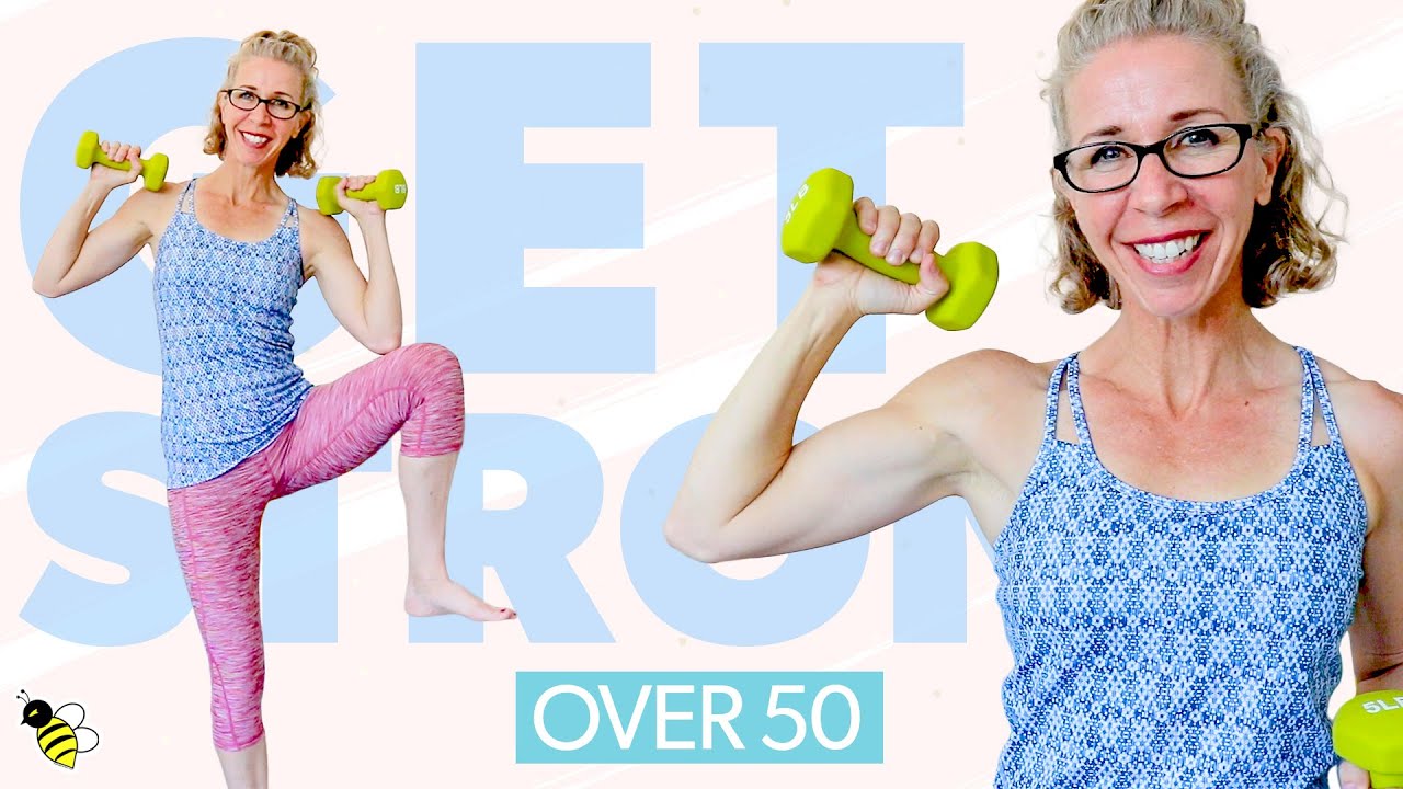 СИЛОВАЯ тренировка с ГАНТЕЛЯМИ для женщин старше 50 ⚡️ Pahla B Fitness
