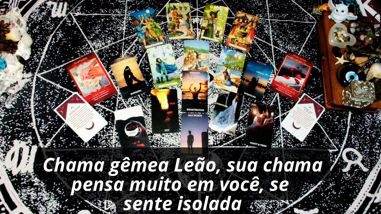 Chama gêmea Leão, sua chama pensa muito em você, se sente isolada