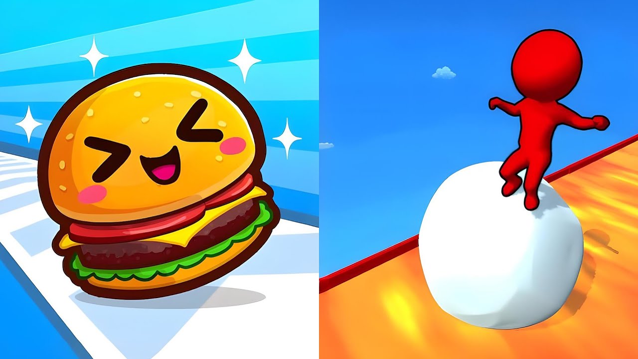 Food Run vs Snow Race 🔥CRAZY LEVELS UNLOCKED! (2025 Update)