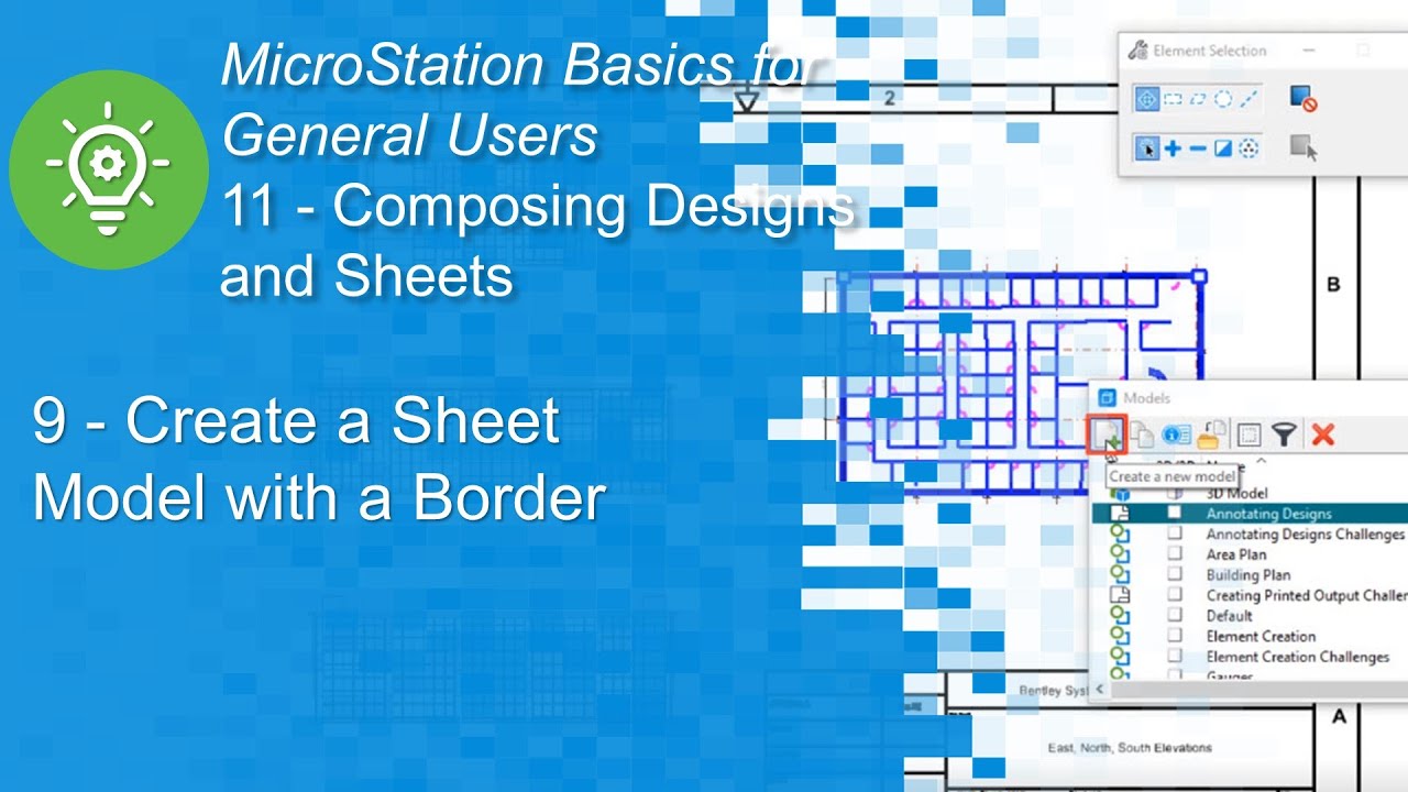 9 Create a Sheet Model with a Border