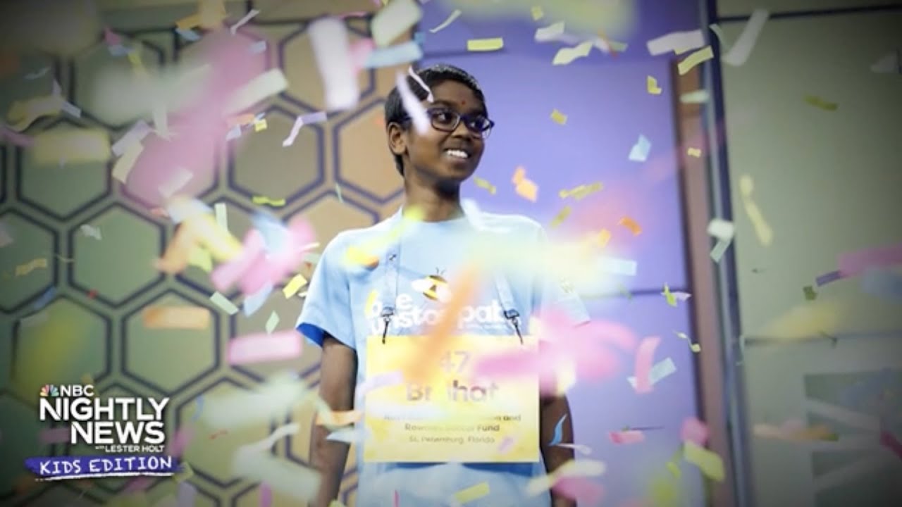 Meet Bruhat Soma, the 12-year-old spelling bee champ who made history | Nightly News: Kids Edition