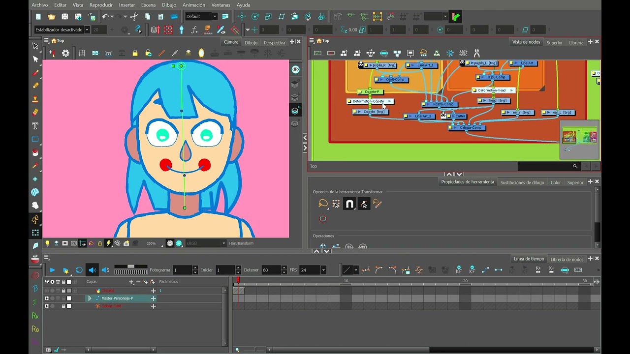 Personalización de puppet.- Toon Boom Harmony.
