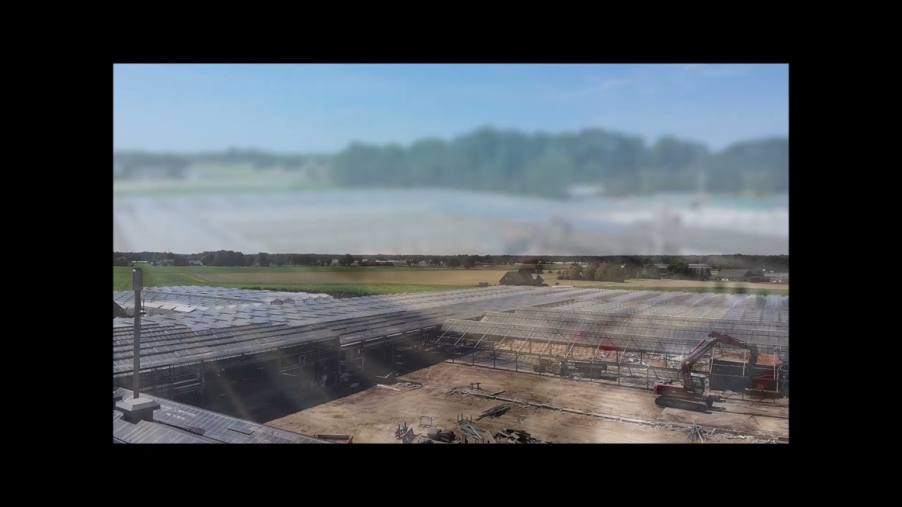 Greenhouse demolition an building - Germany
