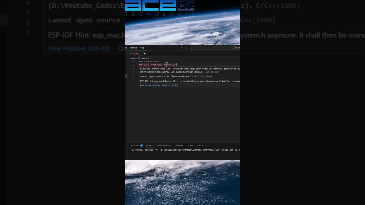 Incluindo os arquivos Header ao projeto - ESP-IDF