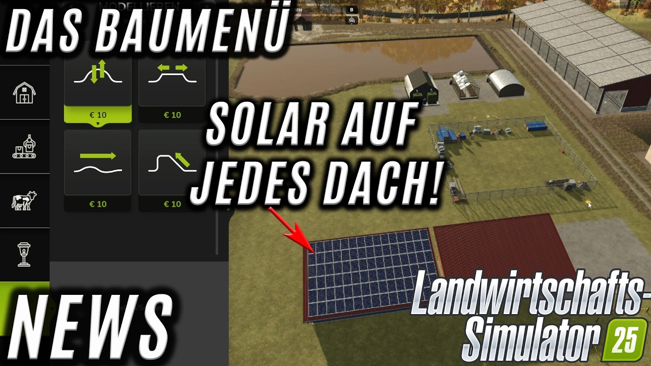 LS25  - Das Baumenü! - Wo findet man was wie funktioniert es?