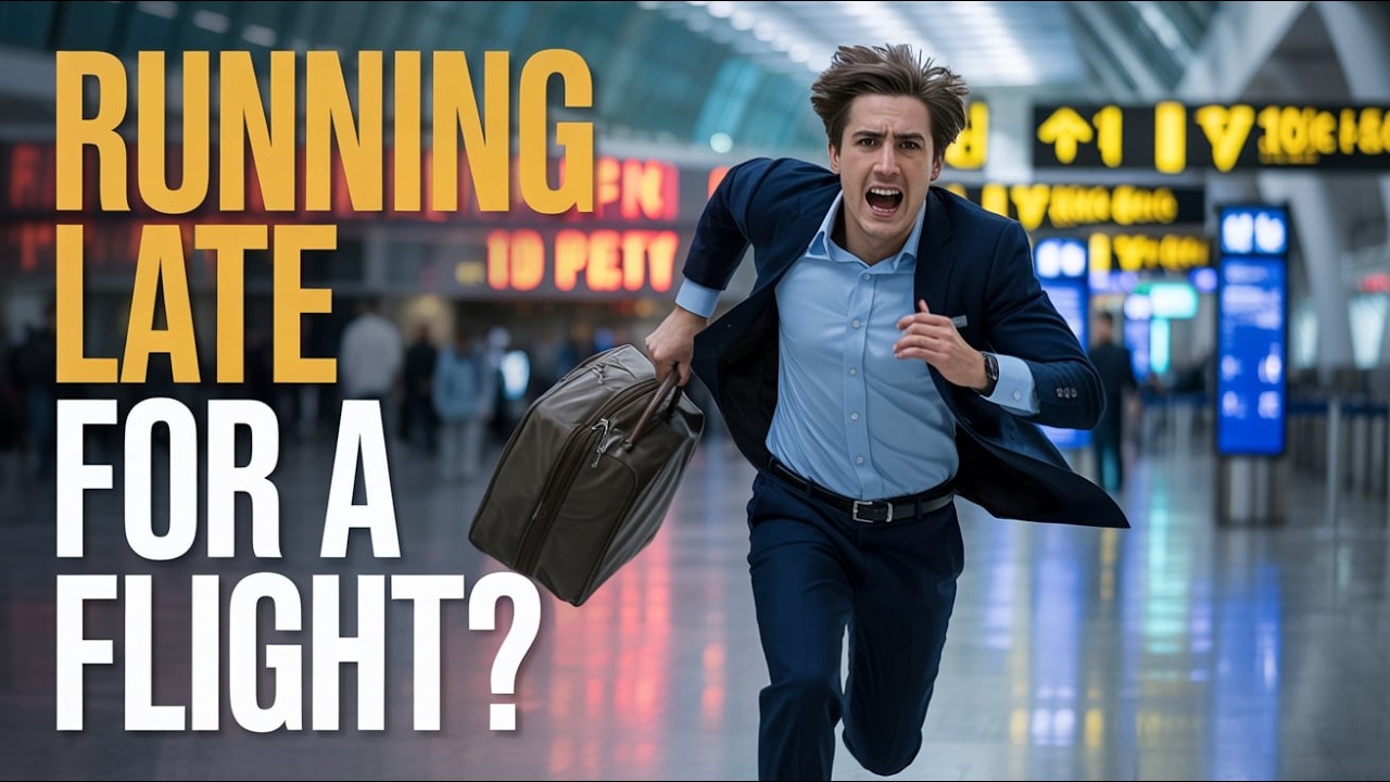 Running Late for a Flight? ✈️ The Ultimate Last-Minute Airport Playbook!