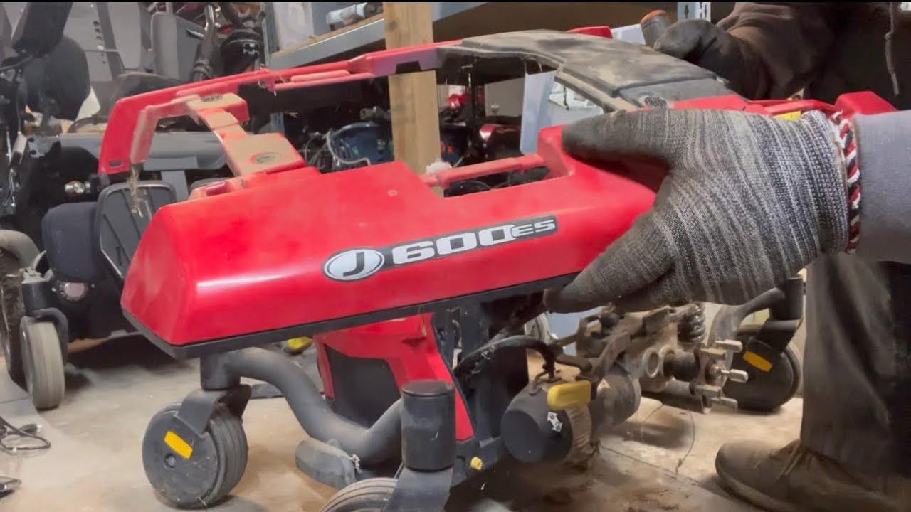 Power Wheelchair Disassembled Jazzy 600 ES