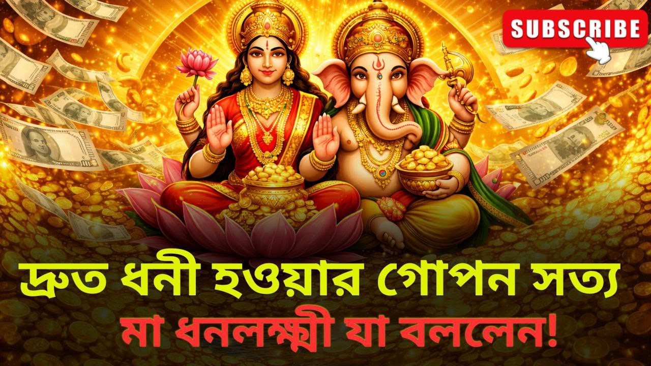 🌺 “দ্রুত ধনী হওয়ার গোপন সত্য – মা ধনলক্ষ্মী যা বললেন!”