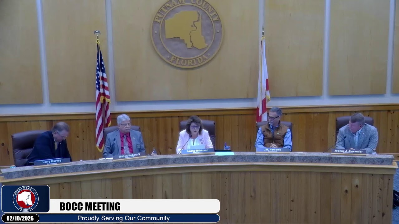 Board of County Commissioner Meeting February 10th, 2026