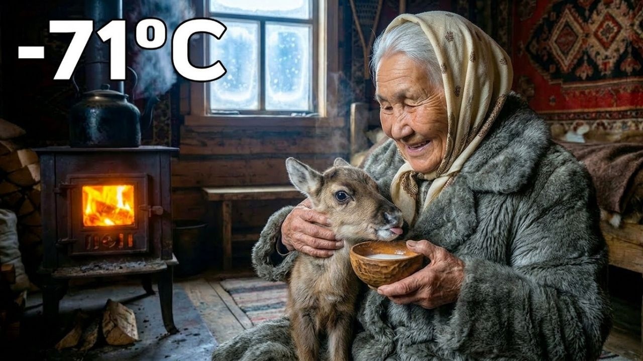 She Found a Baby Reindeer Frozen to the Ground in -71°C Siberia... What It Did Next 🦌❄️
