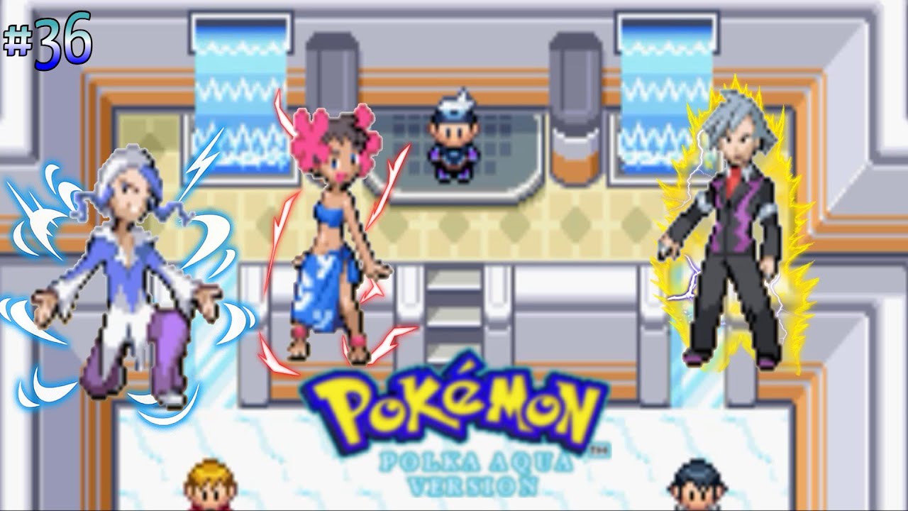 Pokémon POLKA AQUA 'Randomizer Nuzlocke' (no commentary) I #36 - ONE DAY as a GYM LEADER