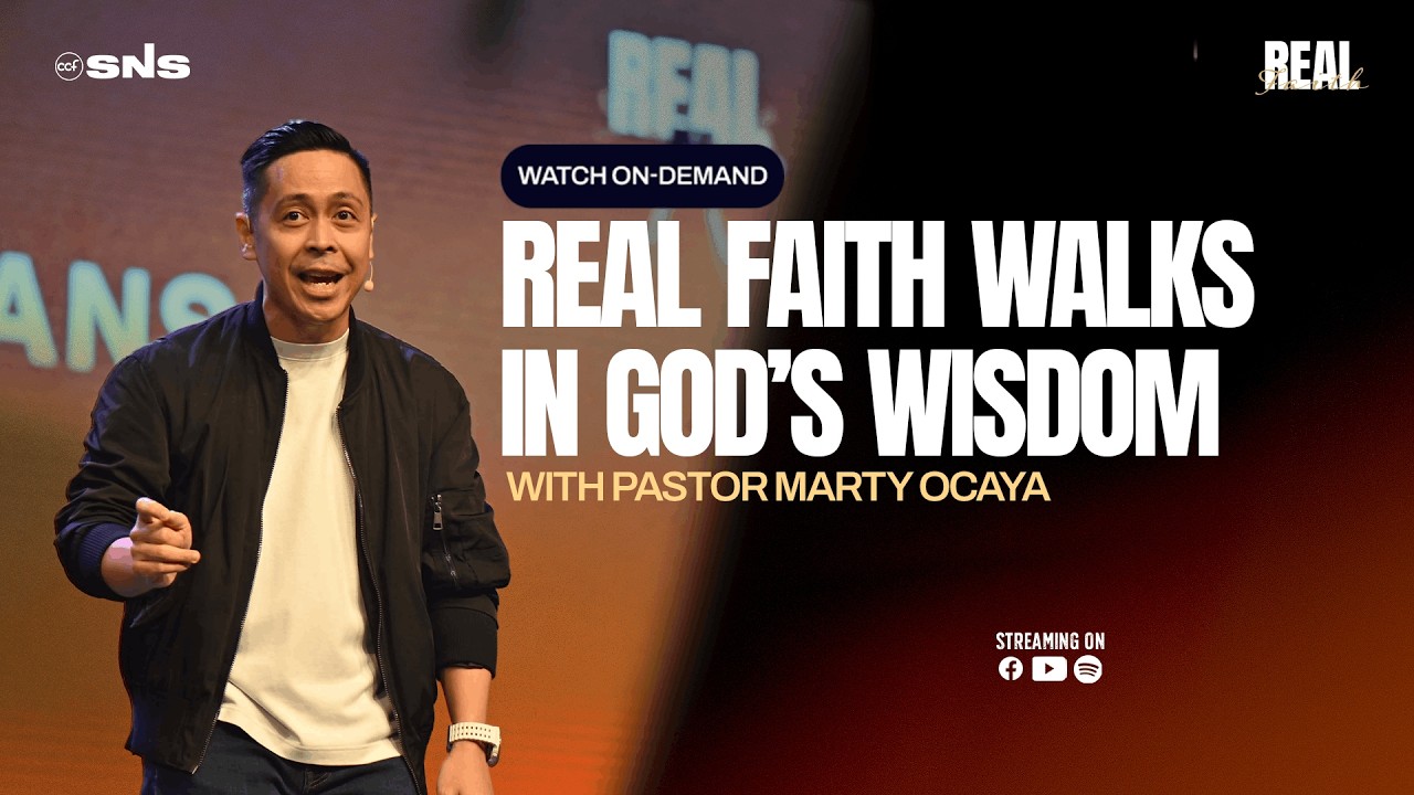 REAL FAITH | Real Faith Walks In God's Wisdom | Pastor Marty Ocaya