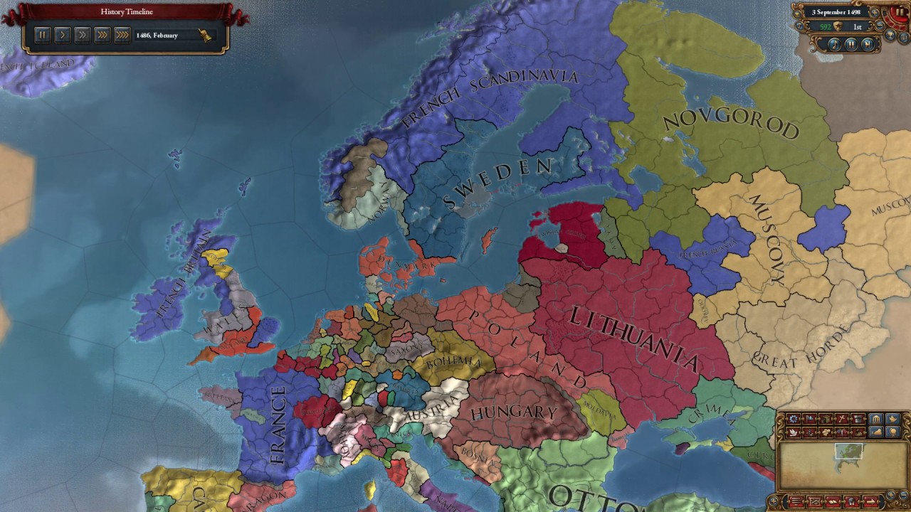 [EU4] France Big Blue Blob Timelapse