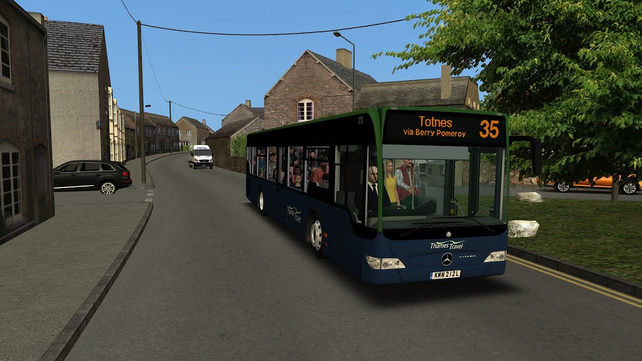 Westcountry 3.0 | OMSI 2 | 35 to Totnes Bus Station | Mercedes-Benz 0530 | No Commentary
