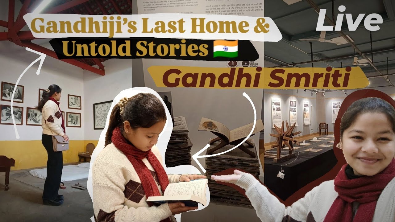 I Went LIVE Inside Gandhi Smriti | Gandhiji’s Last Home & Untold Stories 🇮🇳