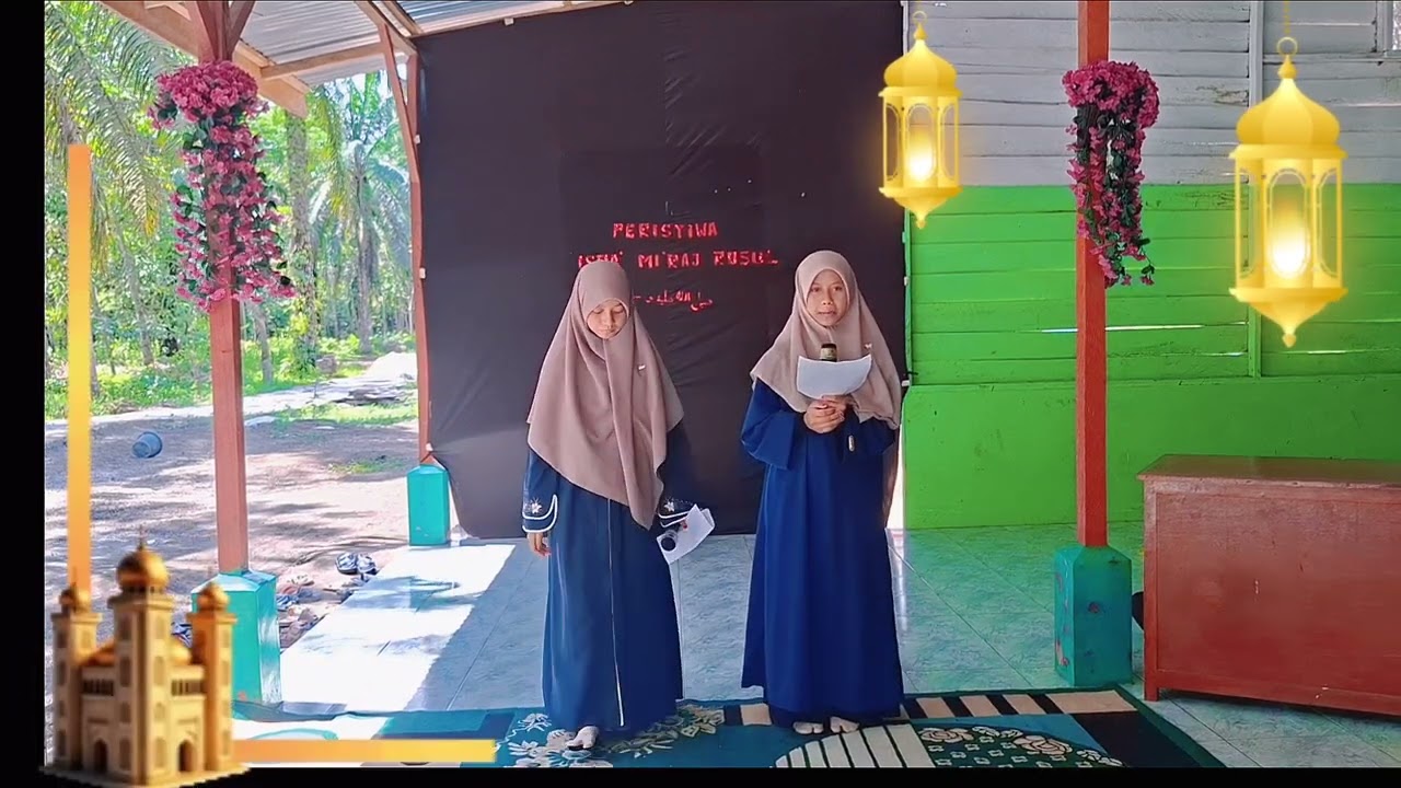 Puisi isra' mi'raj nabi muhammad shallallahu alaihi wasallam oleh santriyati ponpes al wasatiyah