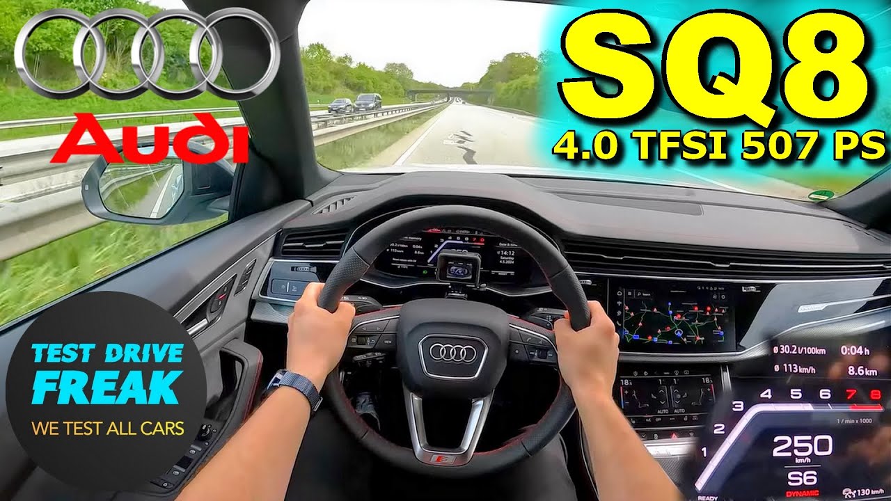 2024 Audi SQ8 TFSI 507 PS TOP SPEED AUTOBAHN DRIVE POV