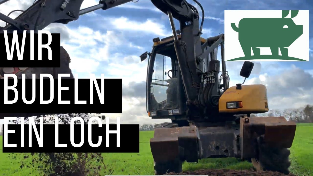 Wir stauen unsere Drainage