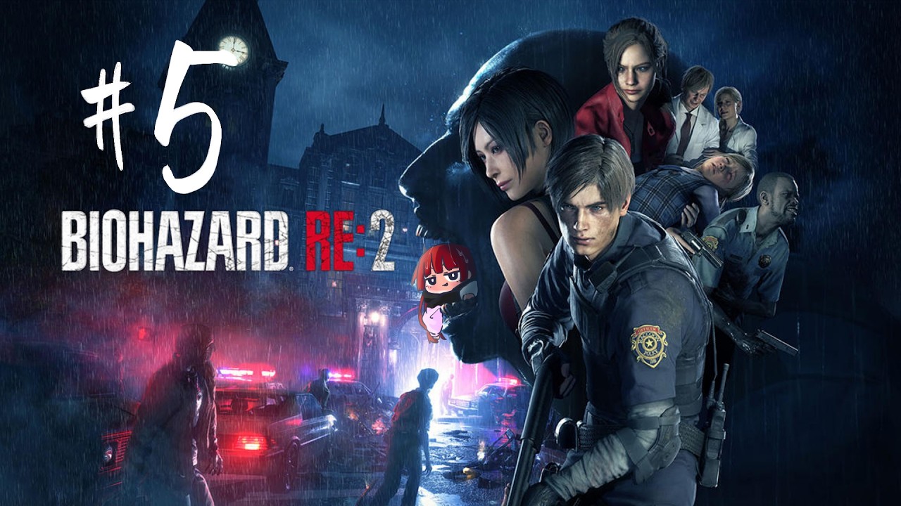 【BIOHAZARD RE:2】密室でショートヘア美人にKISSされた新米警察官【#5】羨ましい