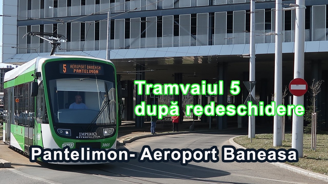 Tramvaiul 5 in Pantelimon nu la Piata Sfantul Gheorghe