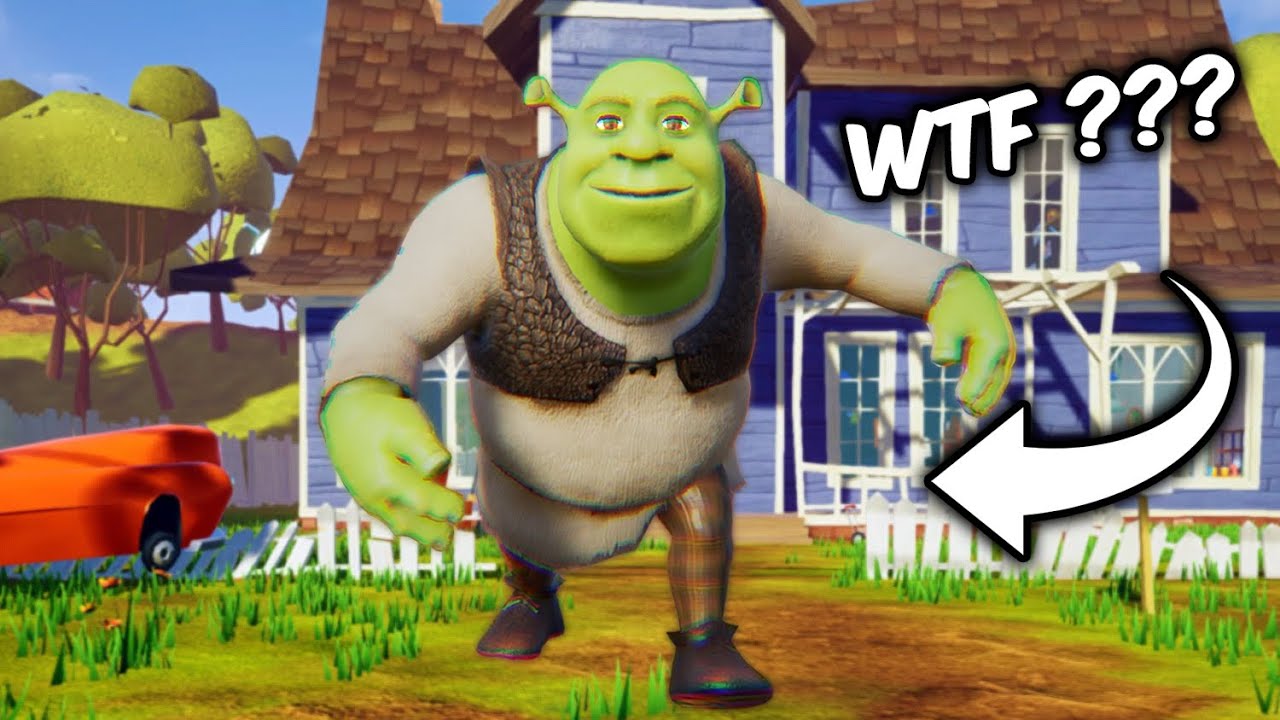 LE MOD SHREK HELLO NEIGHBOR EST VRAIMENT FOU !!!