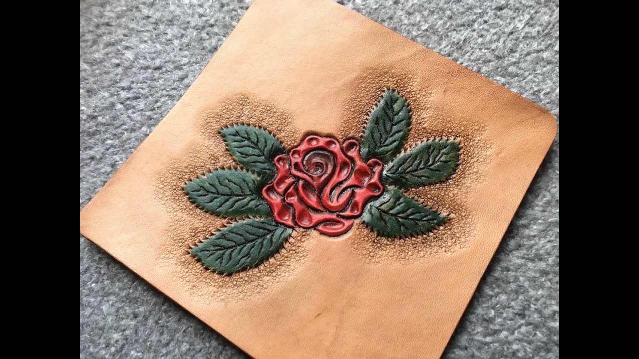 Wie punziere ich ... eine Rose mit Bl&auml;ttern