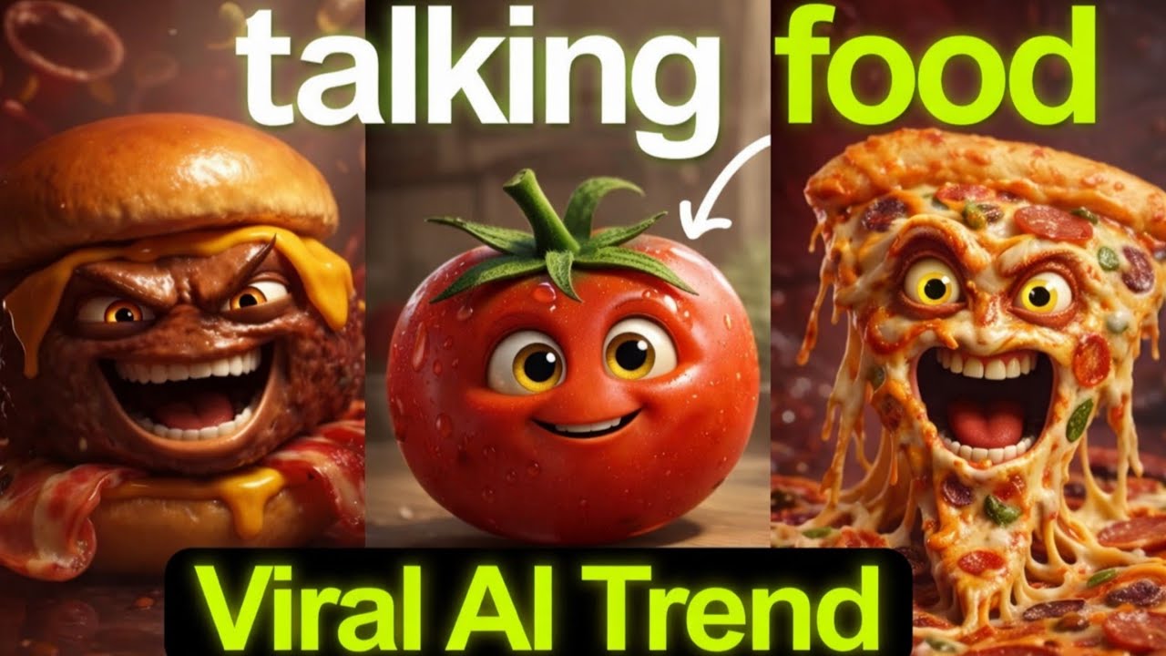 Talking Food 🥝 Viral Ai Trending ✅ How To Make Instagram Viral Video || #aifoodvideo 