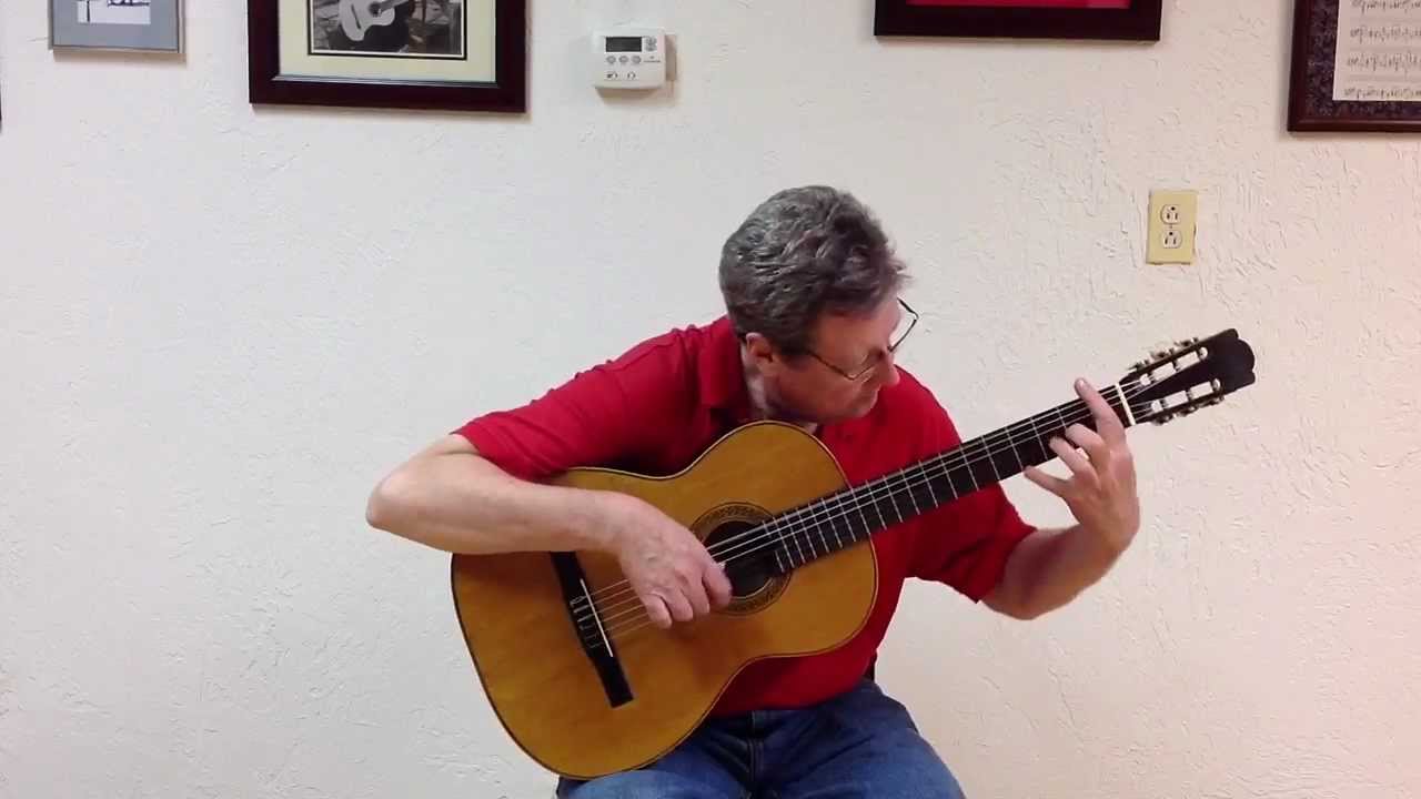 R. E. Brune plays a very rare 1893 Vicente Arias