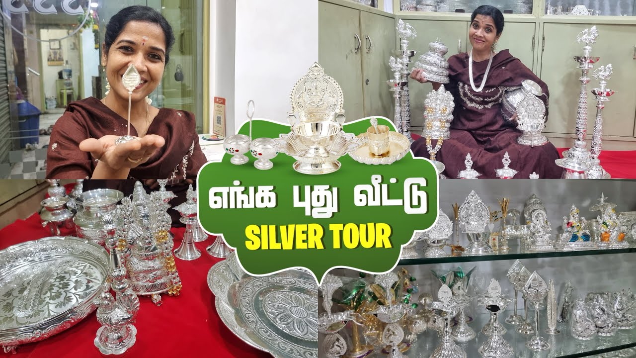 எங்க புது வீட்டு Silver Tour / Parrys Silver Shopping / Lakshya Vlogs / Lakshya Junction 
