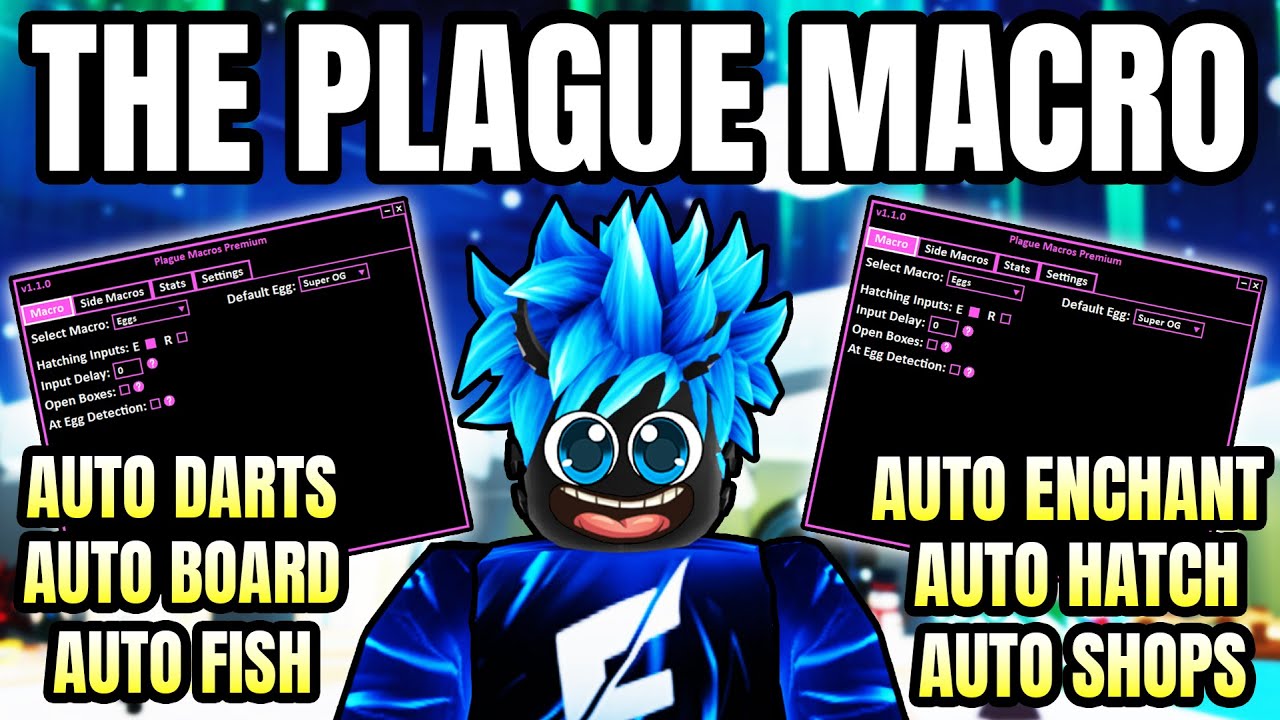 How To Use/Download BGSI Macro THE PLAGUE (Roblox)