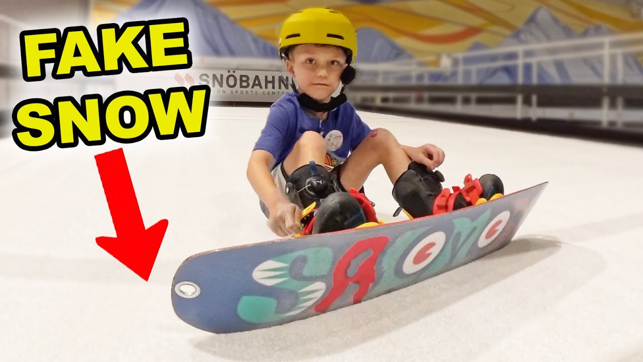 Roman Went Treadmill Snowboarding