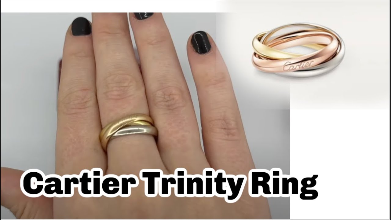 Классическое кольцо CARTIER Trinity: примерка, стоит ли оно своих денег?