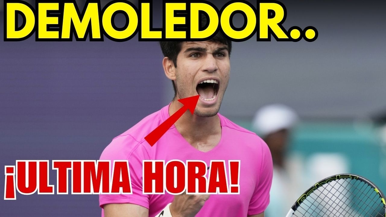 ¡PELIGRO TOTAL! ALCARAZ EN SU VERSIÓN MÁS SALVAJE