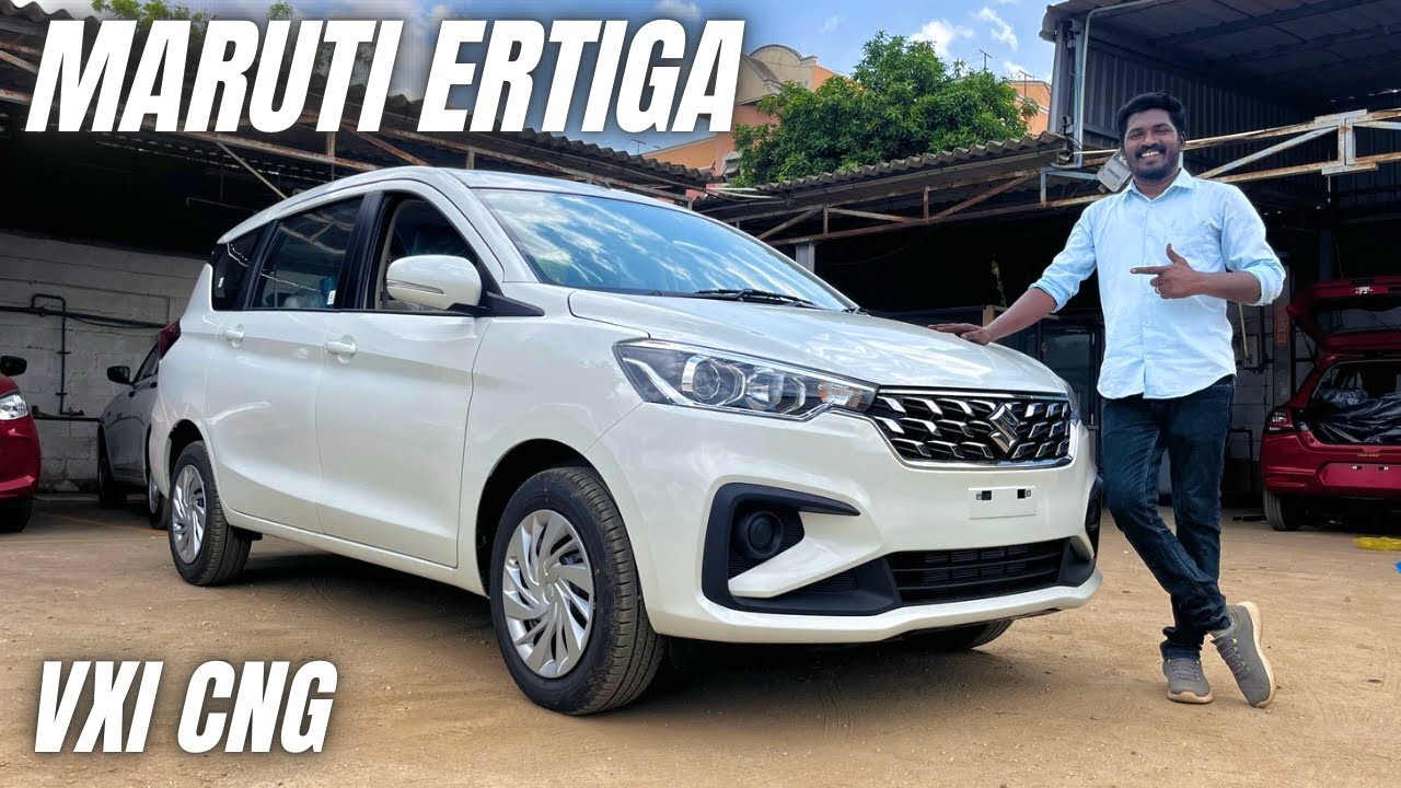 New Ertiga VXI CNG 2025 | 6 Airbags, Rear AC, Updated Features | Tamil Walkaround Review