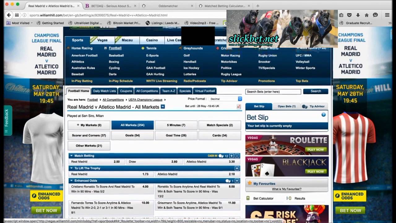 Make &pound;15 risk free on William Hill in 10 minutes with Matched Betting