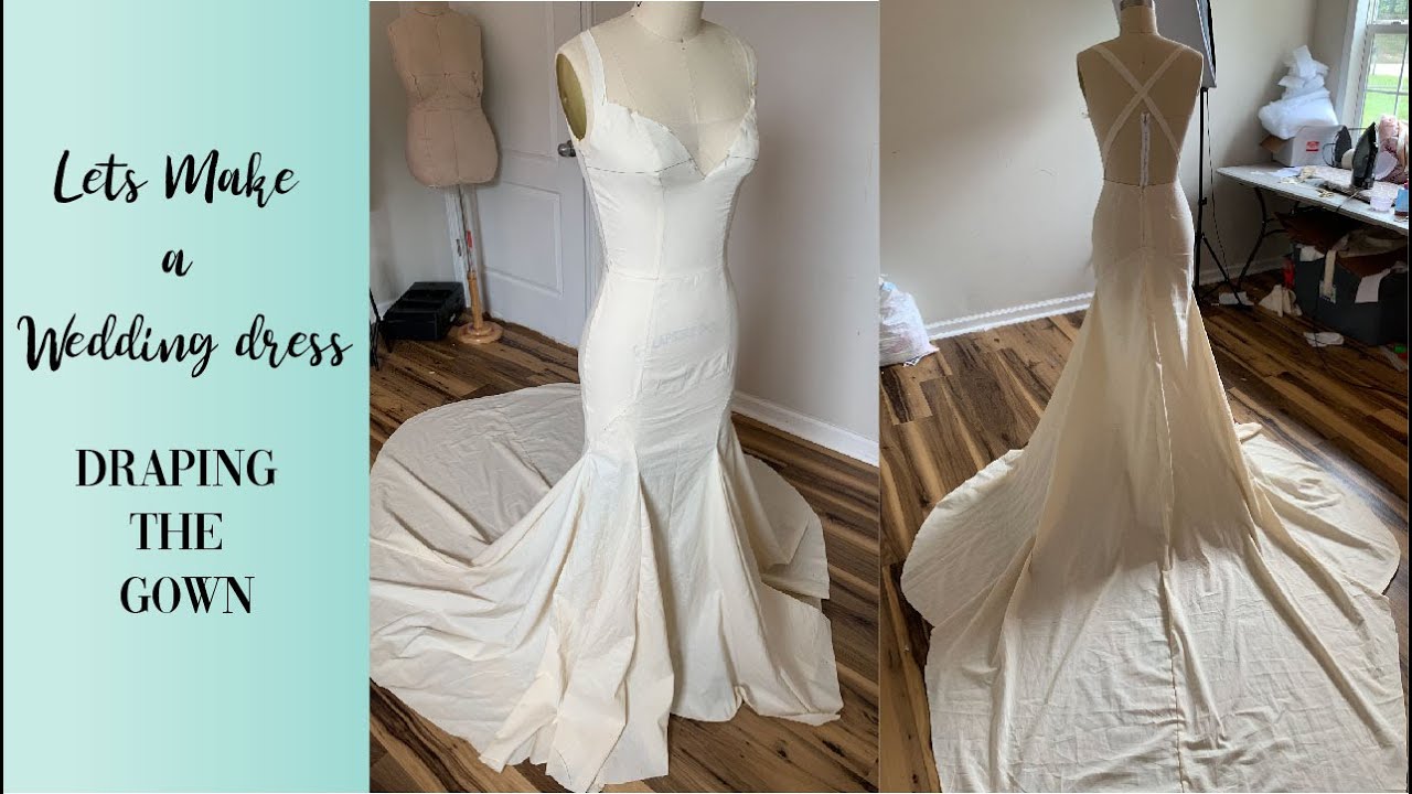 DIY wedding dress | Lets make a wedding dress with a Godet 1