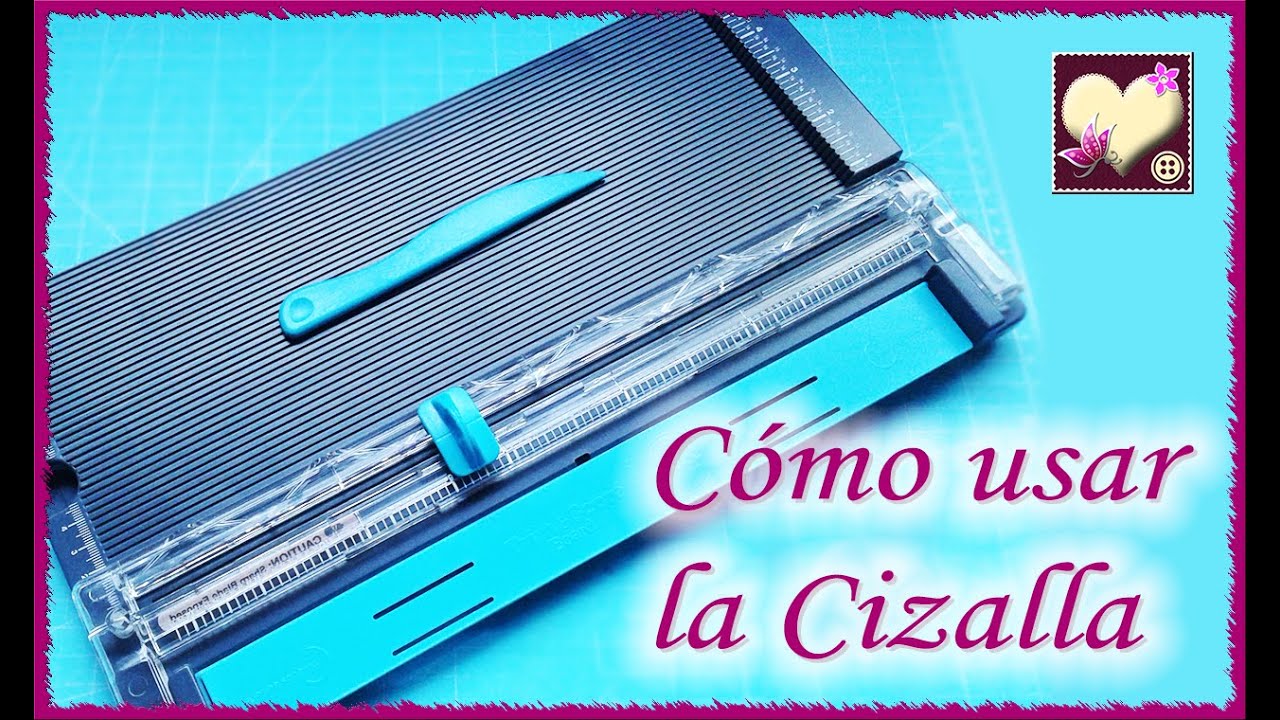 Cómo usar la cizalla ( We R Memory Keepers) Tutorial.