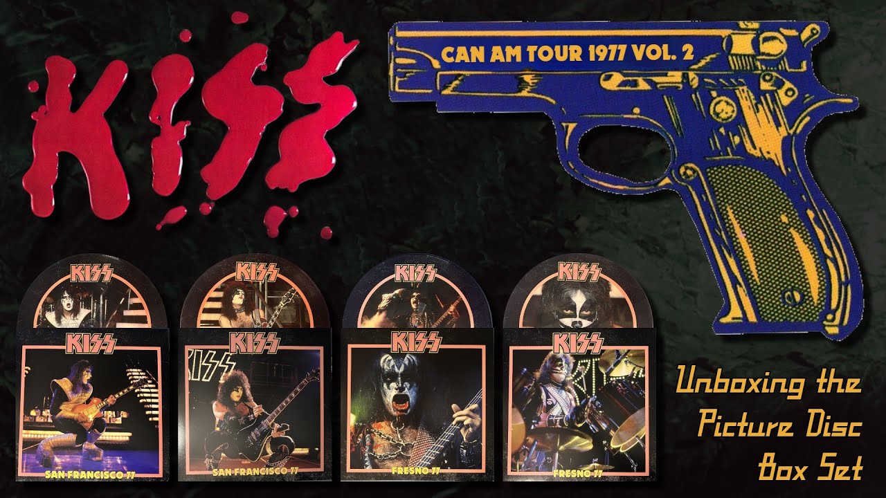 Распаковка бокс-сета KISS - Can Am Tour 1977 Vol. 2 с картинками.