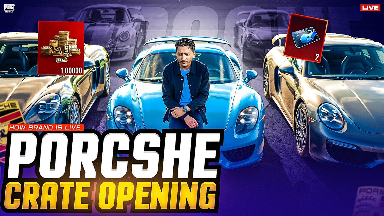 Porsche Cars Crate Opening😕🫥 | Uc Kam Or Cars Zyada🤣 | Pubg Mobile | How Brand
