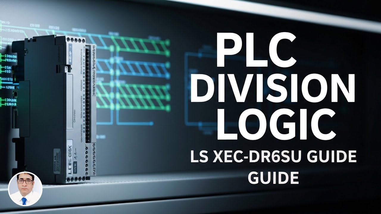 Как использовать команду деления (Div) в ПЛК LS модели XEC-DR60SU?