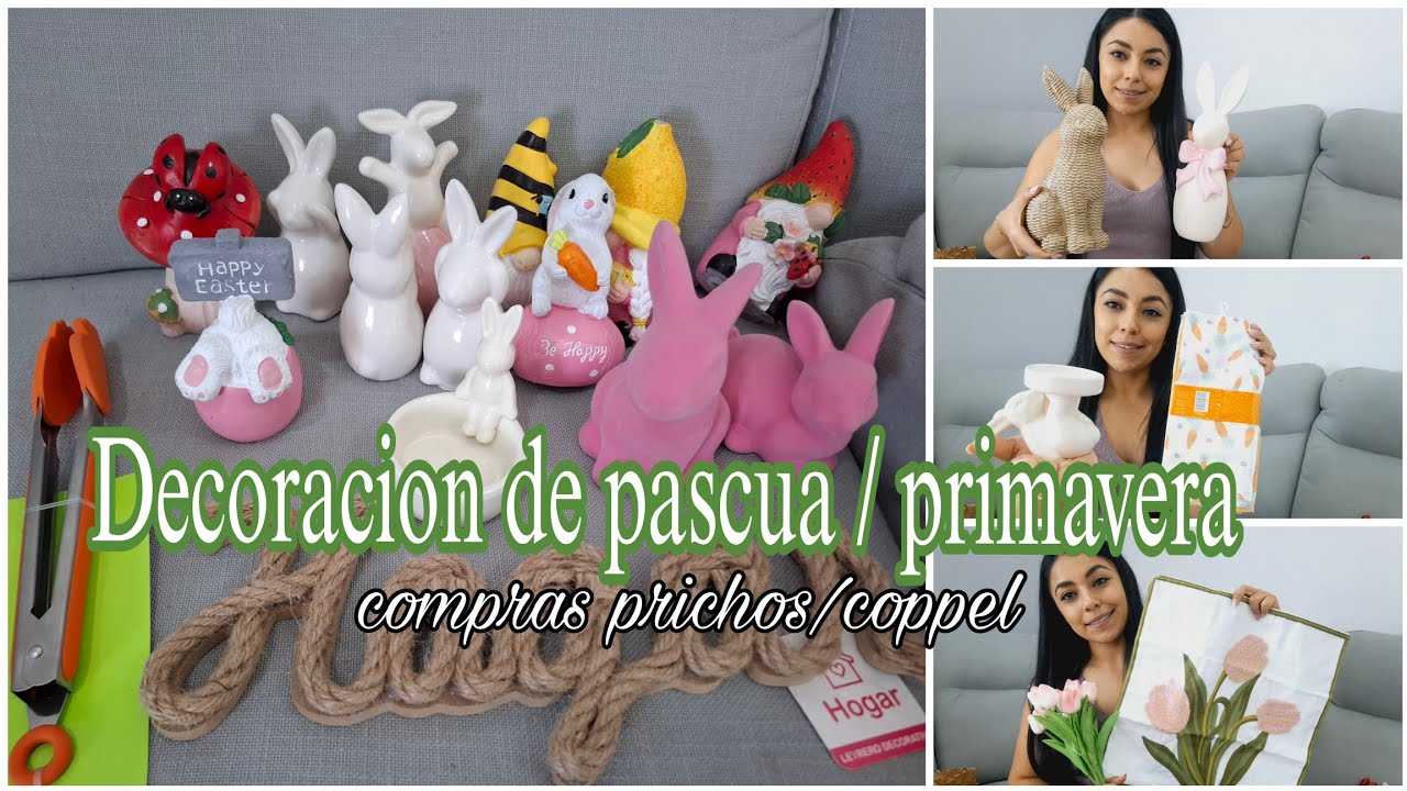 🌸🐇DECORACION DE PRIMAVERA //COMPRAS PARA MI HOGAR 🐇🌸