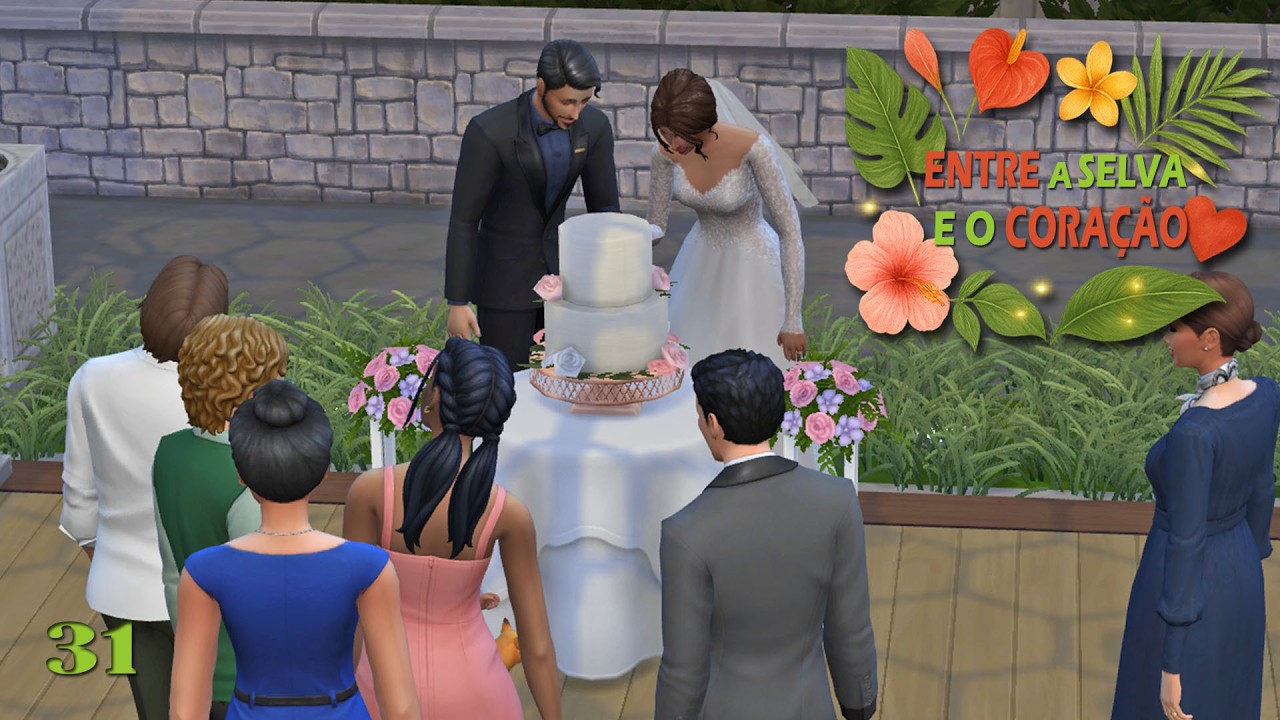 Clara e Victor CELEBRAM o AMOR... Recepção de Casamento! | Novas Aventuras | The sims 4 💘