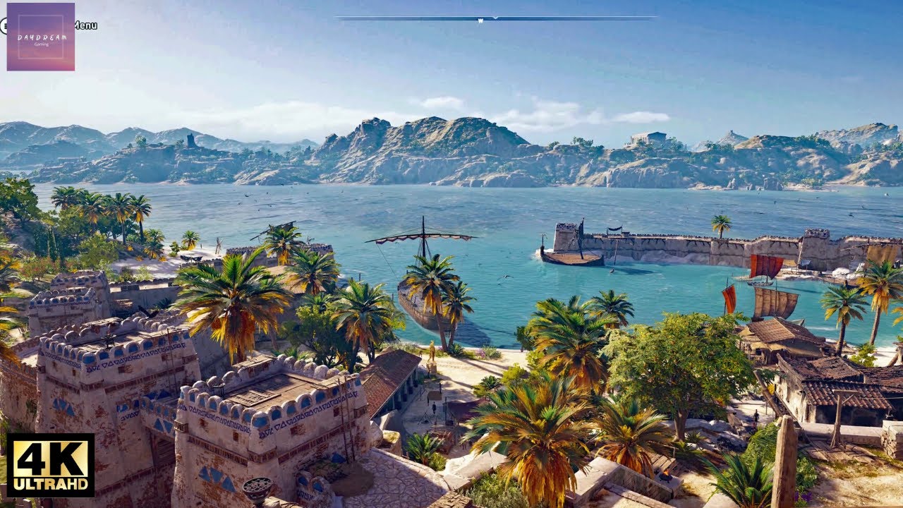 Walking in Ancient Greece - Keos Island [ Assassin's Creed: Odyssey - Relaxing - 4K Max Graphics ]