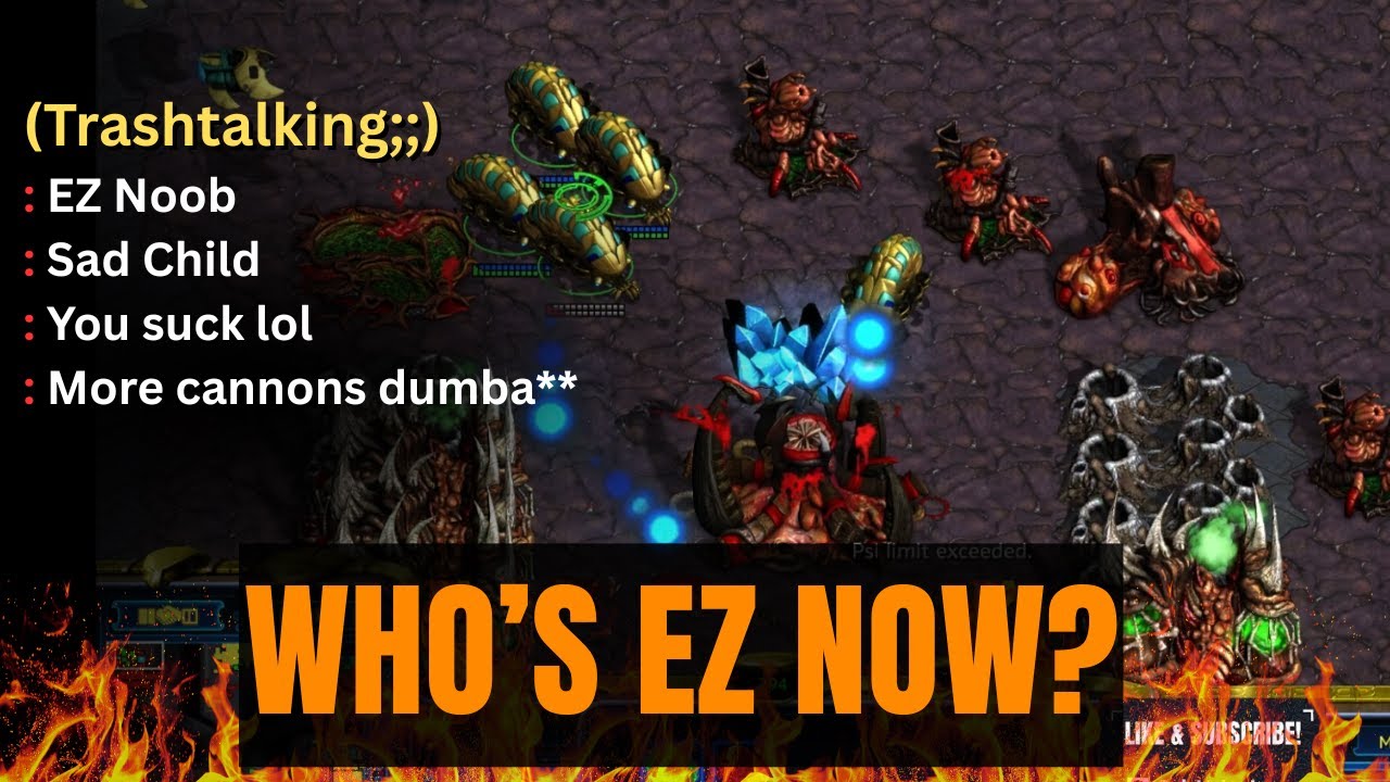 He Said U EZ Noob. Bro U the EZ Win. (Starcraft Remastered Fastest 스타크래프트 빨무)