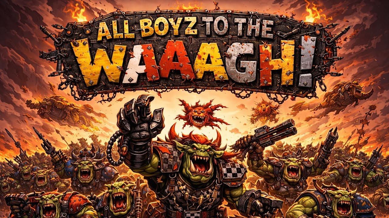 &ldquo;All Boyz to the WAAAGH!&rdquo; - a Orks song (Warhammer 40k song)