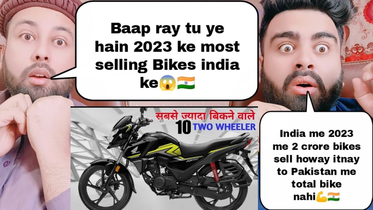 Top 10 Most Selling Bikes In India 2023 | Pakistani Reaction